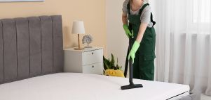 Limpeza e higienização de colchões