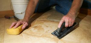 Limpeza profissional de pisos